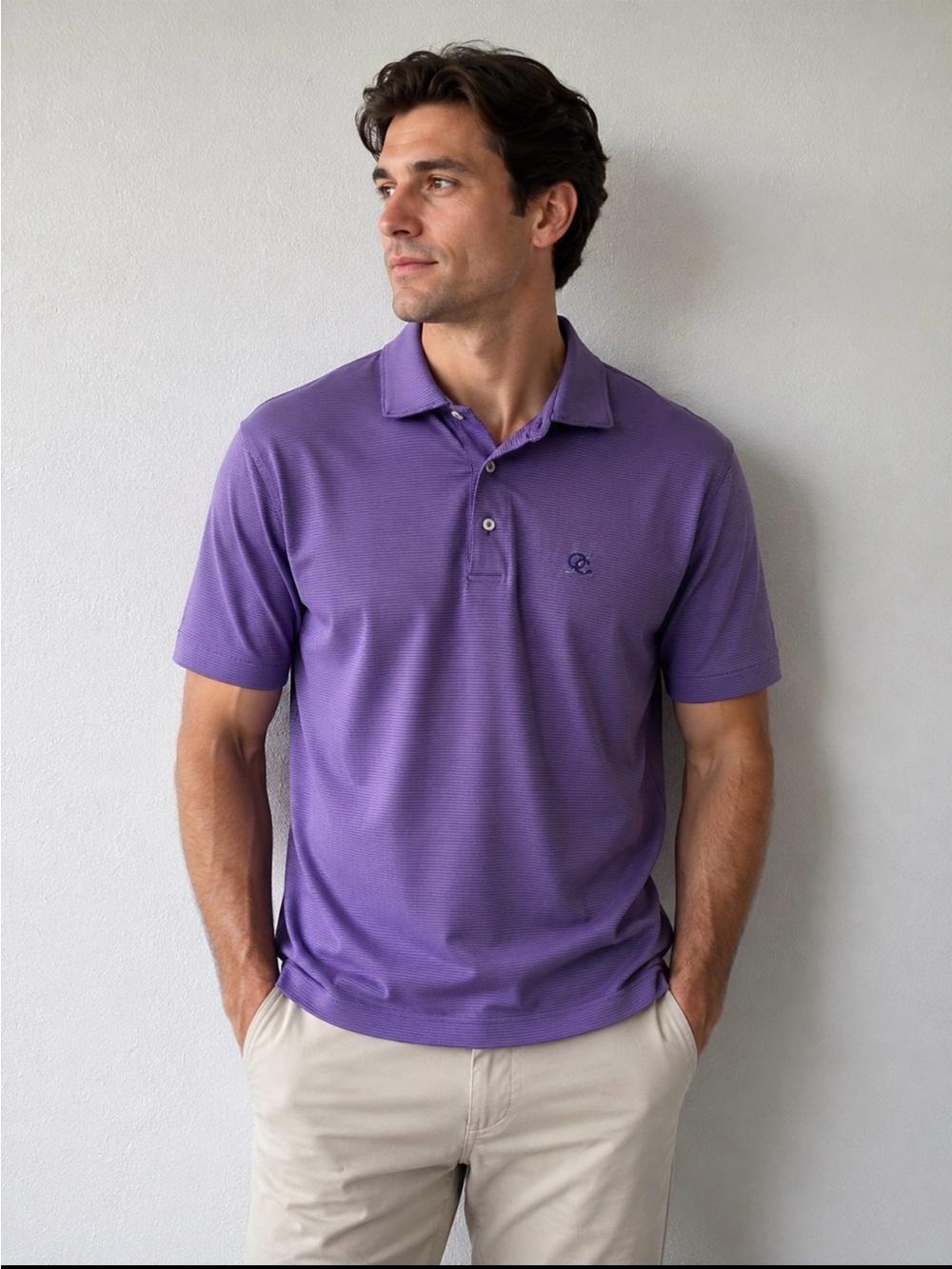 Peter Millar Men's Lavender Polo